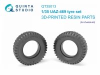 Quinta Studio QT35013 UAZ-469 Family tyre set (Zvezda) 1/35