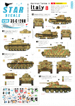 Star Decals 35-C1208 German tanks in Italy # 8 Mixed AFVs 1/35