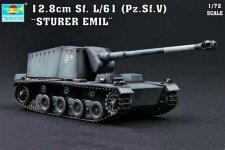 Trumpeter 07210 12.8cm Sf. L/61 (Pz.Sf.V) STURER EMIL (1:72)