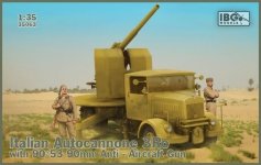 IBG 35063 Italian Autocannone 3Ro with 90/53 90mm Anti-Aircraft Gun 1/35