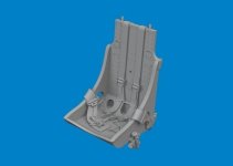 Eduard 6481039 P-51B/ C seat w/ integral belts Type 1 PRINT EDUARD 1/48