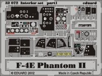 Eduard 32503 F-4E interior 1/32 Tamiya