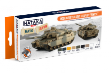 Hataka HTK-CS77 Modern British Army & RAF AFV paint set 8x17ml