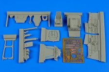 Aires 4625 Lavochkin La-5 cockpit set 1/48 Zvezda