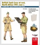 Mirage Hobby 350012 British Tank Crew at Rest, North Africa 1941 (Part I) 1/35