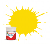 Humbrol AB0069 69 Yellow Gloss Acrylic Paint 14ml