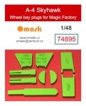 Omask 74895 A-4 Skyhawk wheelbay plugs (for Magic Factory) 1/48