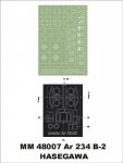Montex MM48007 Arado Ar234B2 HASEGAWA