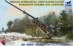 Bronco CB35048 German Rheinmetall L-R Rocket Rheinbote Rh.Z.61/9 and launcher 1/35