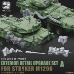 Zimi Model Toucan TC3D046 3D Printed Exterior Detail Upgrade Set A for Stryker M1296 (for Zimi Model and AFV Club Kits) 1/35