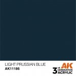 AK Interactive AK11186 LIGHT PRUSSIAN BLUE – STANDARD 17ml