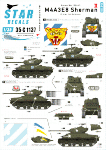 Star Decals 35-C1137 M4A3E8 Sherman 2 1/35