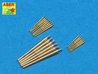 Aber 1:700L-32 Set of Barrels for Admiral Graf Spee class battleships 280mm x 6; 150mm x 8; 105mm x 6 1/700