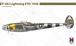Hobby 2000 48027 P-38J Lightning ETO 1944 (ACADEMY+ CARTOGRAF + MASKI) 1/48