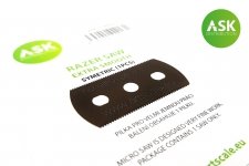 ASK T0011 Razor Saw: extra smooth symetric (3 pcs) 43/43 teeth