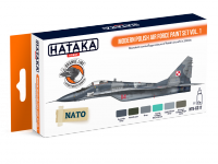 Hataka HTK-CS17 ORANGE LINE – Modern Polish Air Force paint set vol. 1 6x17ml