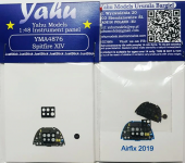 Yahu YMA4876 Spitfire Mk.XIV for Acurate/Academy/Eduard/Italeri/Revell 1/48