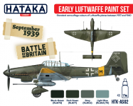 Hataka HTK-AS02 Early Luftwaffe paint set 4x17ml