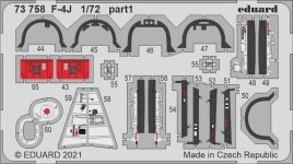 Eduard 73758 F-4J FINE MOLDS 1/72