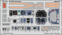 Eduard 33141 P-51K interior S. A. 1/32 DRAGON