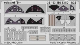 Eduard 33193 Bü 131D ICM 1/32