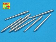 Aber 350L-31 Set of 8 pcs 381mm (15in) L42 Mk.I short barrels for Hood, Repulse, Queen Elisabeth, Vanguard (1:350)