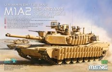 Meng Model TS-026 U.S MAIN BATTLE TANK M1A2 ABRAMS TUSK I/TUSK II SEP 1/35