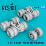 RESKIT RS72-0382 B-58 HUSTLER WHEELS SET (WEIGHTED) 1/72