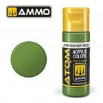 AMMO of Mig Jimenez 20084 ATOM COLOR Bright Green 20ml