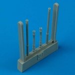 Quickboost QB48219 Bf 109G-6 gun barrels Hasegawa 1/48