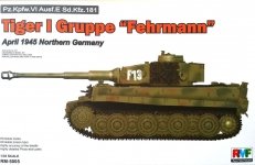 Rye Field Model 5005 Tiger I Gruppe Fehrmann April 1945 Northern Germany