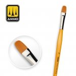 AMMO by Mig Jimenez 8589 10 Synthetic Filbert Brush with T-Handle