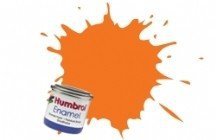 Humbrol 018 ORANGE GLOSS 14ml - Enamel Paint AA0196