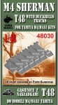 Toro 48030 M4 Sherman T48 with Duckbills Tracks for Tamiya M4/M4A1 Kits 1/48