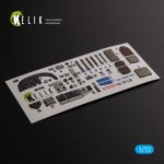 KELIK K72107 KI-21 interior 3D decals for ICM kit 1/72