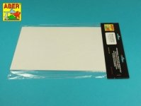 Aber PS-5 Płyty z białego polistyrenu 195 x 315 x 1,50 po 2 szt. / Polystyrene plates 195 x 315 x 1,50 mm x 2 pcs.