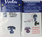 Yahu YMA7236 MS.406 (RS) 1:72