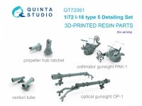 Quinta Studio QT72061 I-16 type 5 Detailing Set (for all kits) 1/72