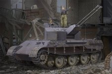 Hobby Boss 84535 German Panther A-type anti-aircraft tank 1/35