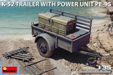 MiniArt 35426 K-52 TRAILER w/POWER UNIT PE-95 1/35