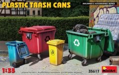 Miniart 35617 PLASTIC TRASH CANS 1/35