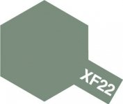 Tamiya XF22 RLM Grey (81722) Acrylic paint 10ml