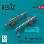 RESKIT RS48-0410 Firestreak missiles (2pcs) (3D Printed) 1/48