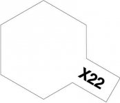 Tamiya X22 Clear (81522) Acrylic paint 10ml