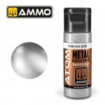 AMMO of Mig Jimenez 20164 ATOM METALLIC Silver 20ml