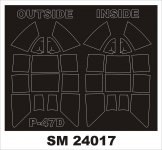Montex SM24017 P-47D RAZORBACK Kinetic 1/24