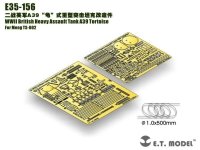 E.T. Model E35-156 WWII British Heavy Assault Tank A39 Tortoise (For Meng TS-002) (1:35)