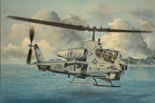 Trumpeter 05117 AH-1W Super Cobra (Turned Exhaust) 1/35
