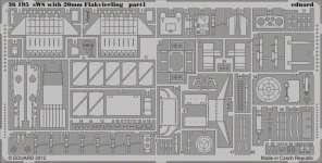 Eduard 36195 sWS with 20mm Flakvierling GREAT WALL HOBBY 1/35