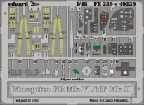 Eduard FE239 Mosquito FB Mk. VI/ NF Mk. II 1/48 Tamiya